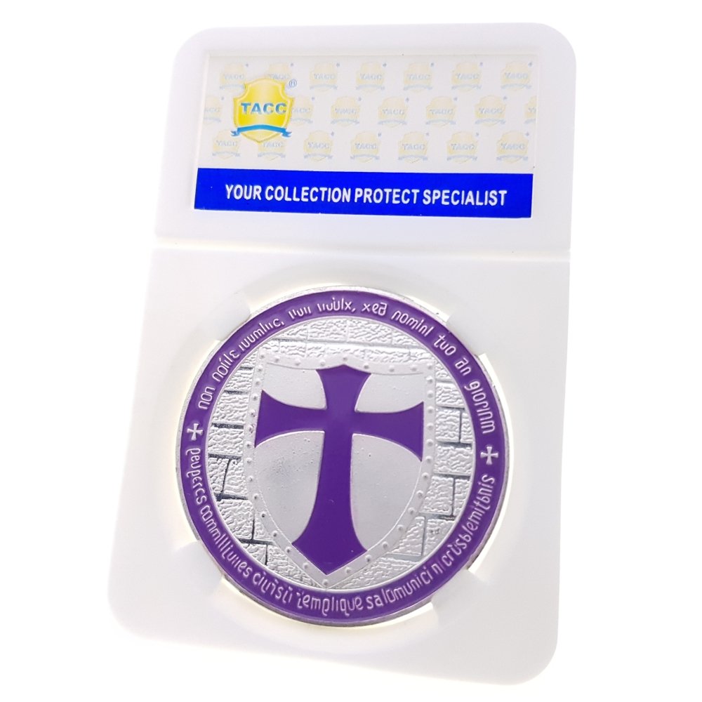 TACC Commemorative Coin Collection Purple Silvery Knight