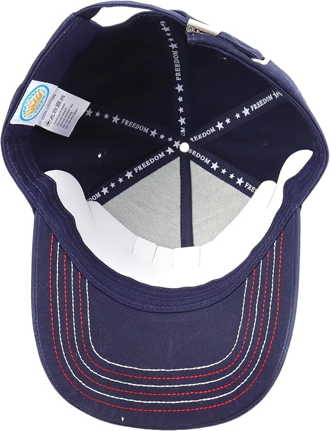 Image of Freedom-Eagles Hat, American Flag Trucker Hat, Snapback Mesh USA Flag Baseball Caps