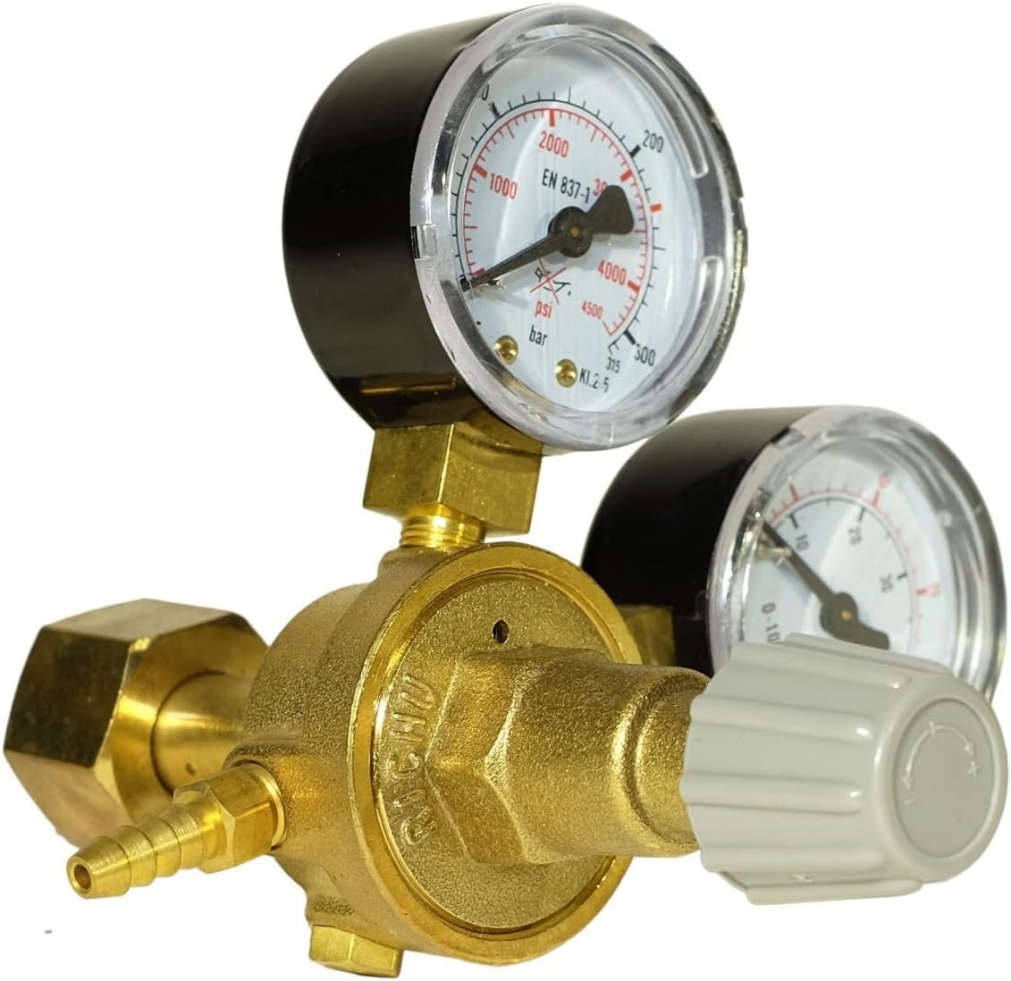 Tecnoweld 82360 Mig Gas Regulator 2 Gauge Argon/CO²