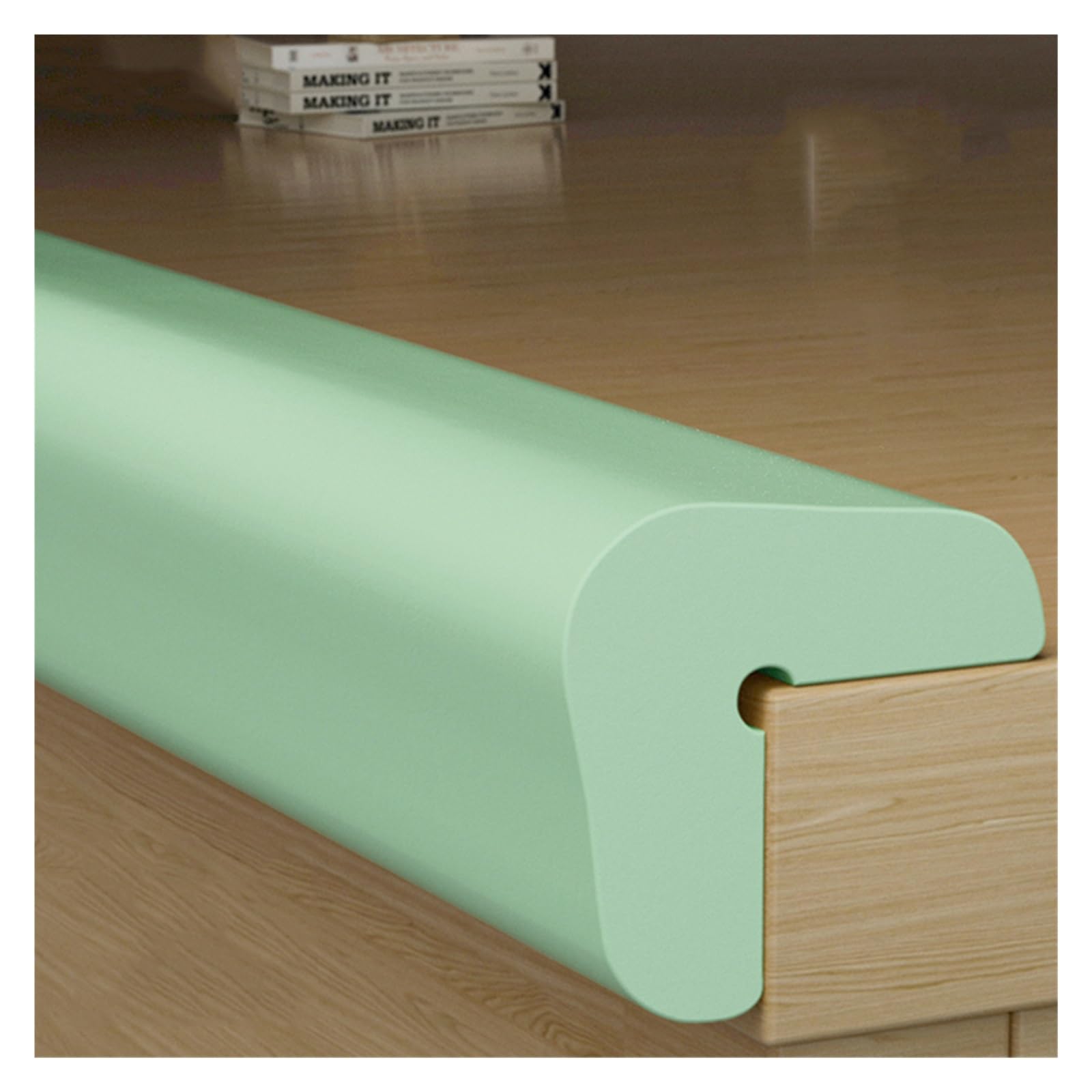 YNBSHGAA Foam edge protectors, 14mm Thick Self-Adhesive Multifunctional Safety Edge Protection Strip, Furniture Anti Collision Corner For Bed Cabinets Stair,Red-2m/6.56ft