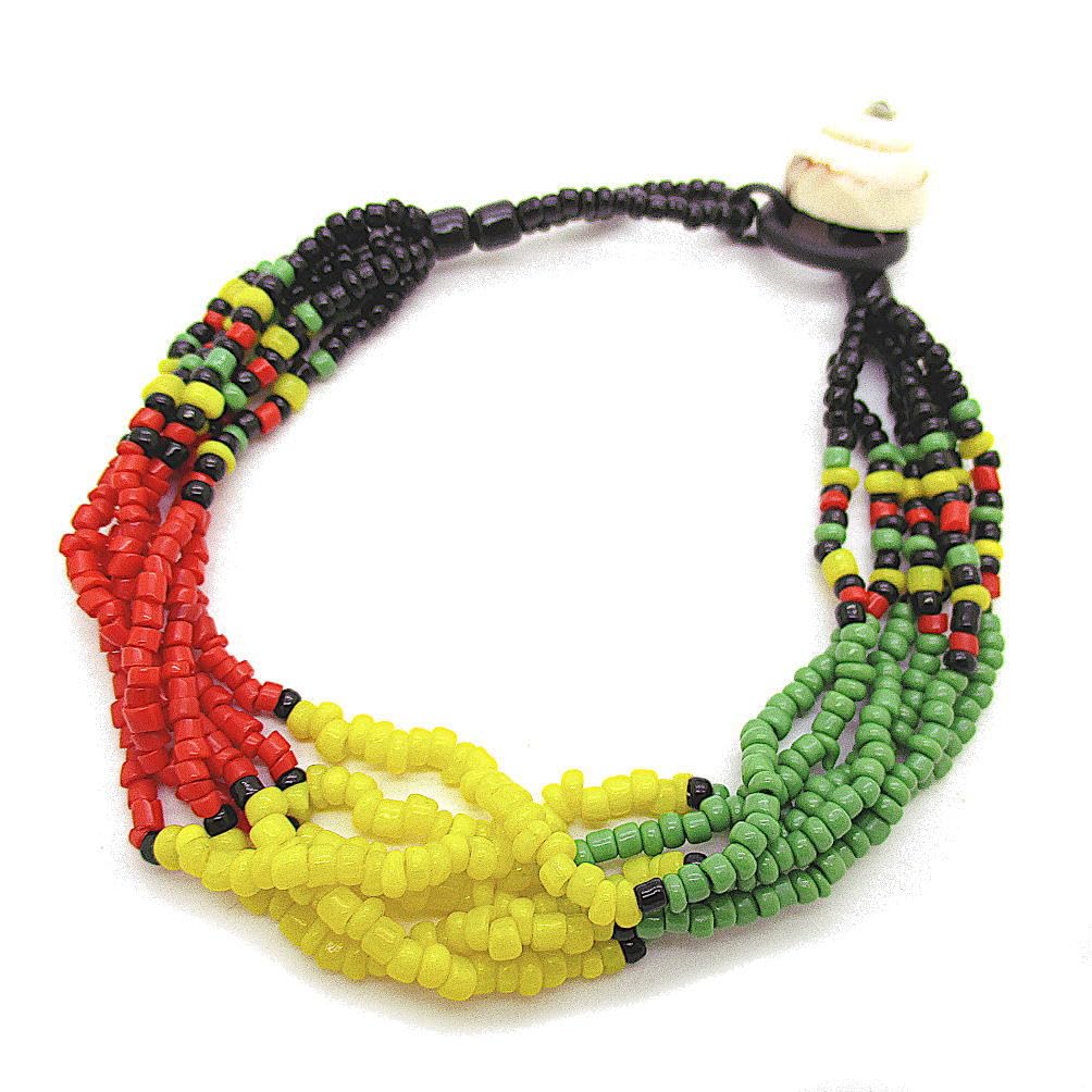 レゲエ　アクセサリーセット Amazon | [青い目] ラスタカラー ブレスレット レゲエ