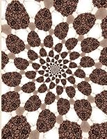 Fractal Photo Art Notebook: Coffee Beans 2: A fractal image notebook made from a photo of roasted coffee beans and filled with college ruled paper. 1731164858 Book Cover