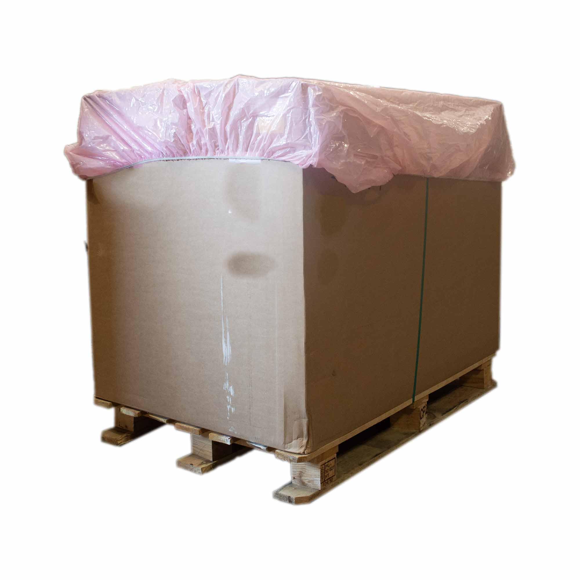 ITP Packaging Elasticated Euro Pallet Covers, Pink, 1200x800mm, 10 Pack