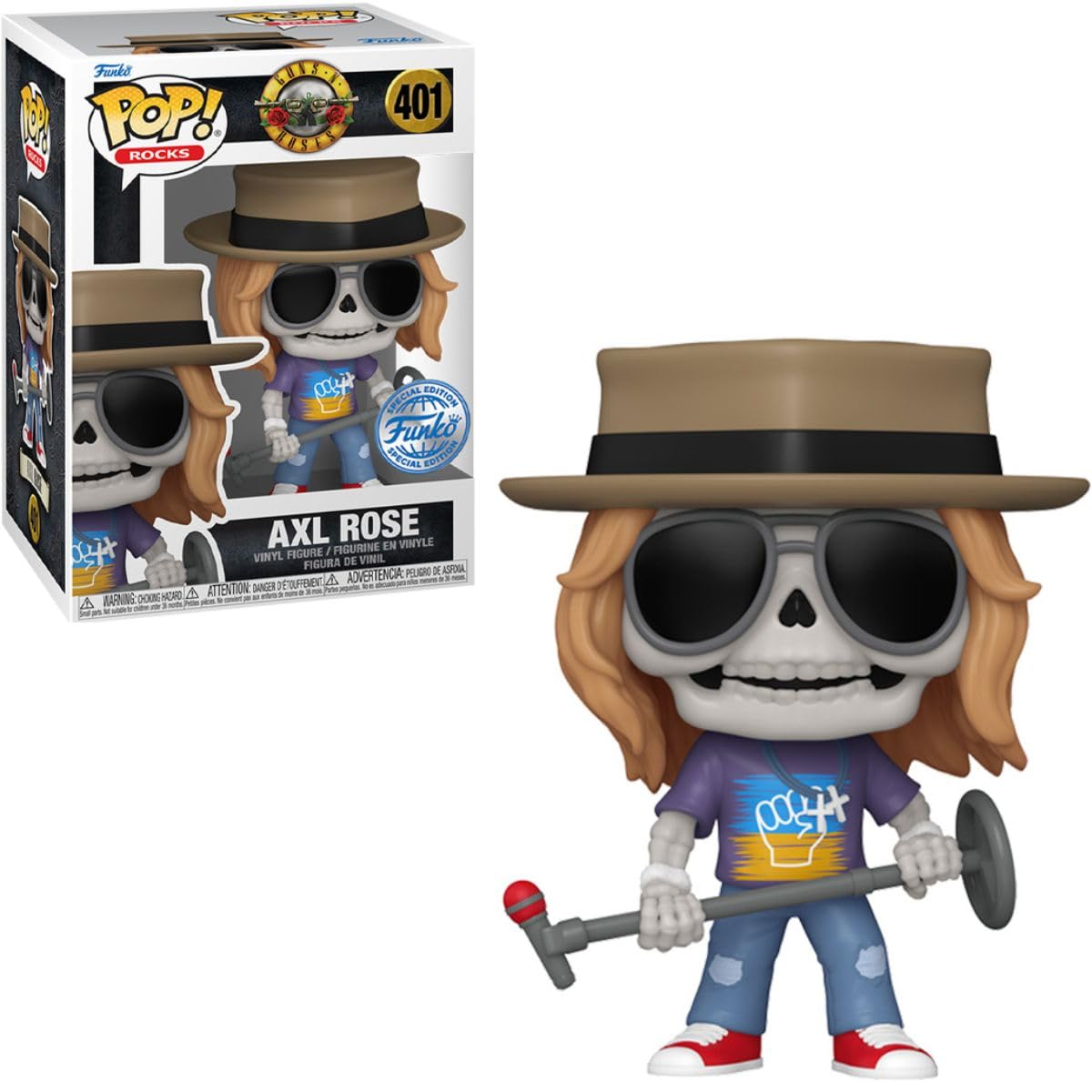 Funko Pop! Rocks Guns'N Roses 401 Axl Rose Exclusive