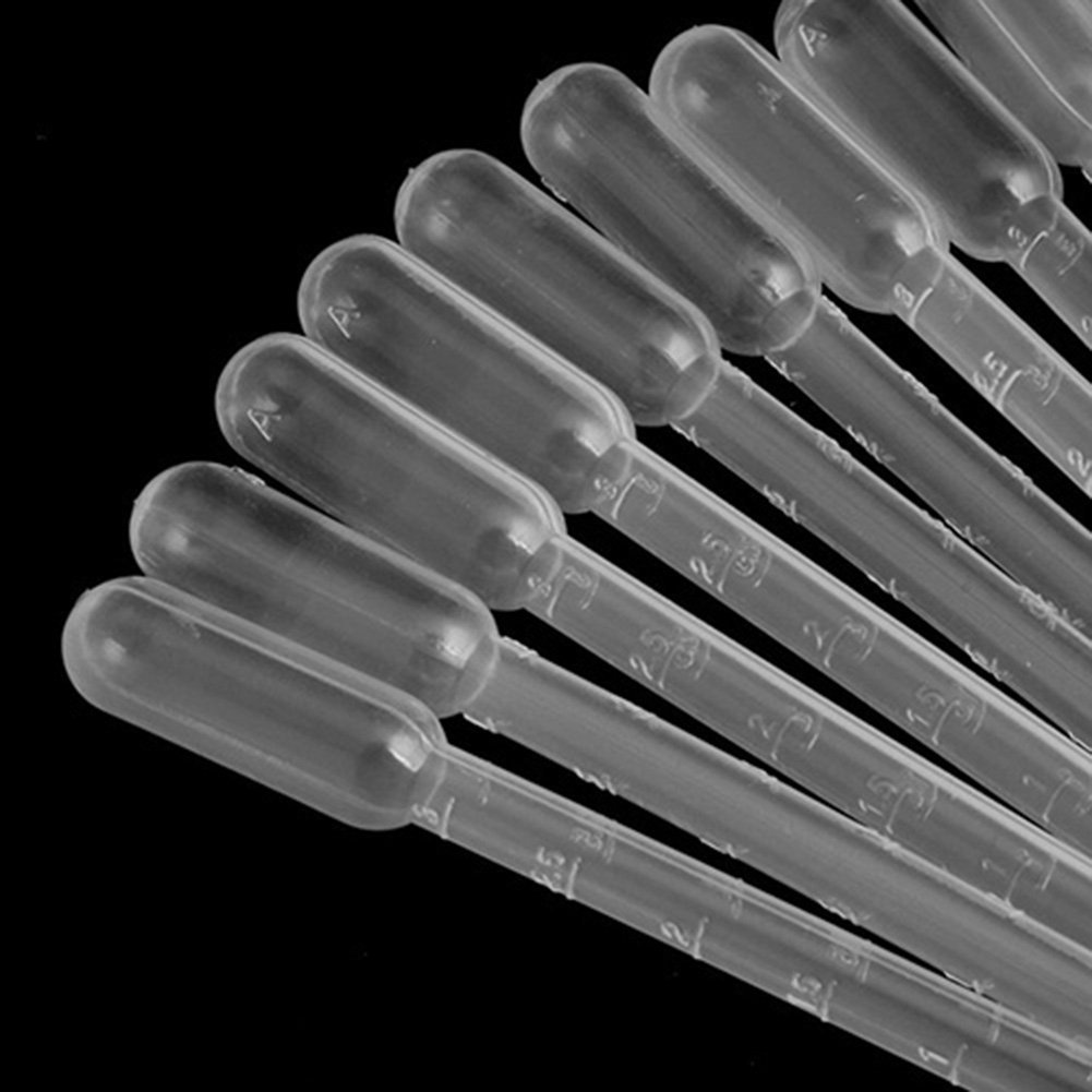 50 pipette lunghe monouso con contagocce - Aerografo Aerografia Tessuto