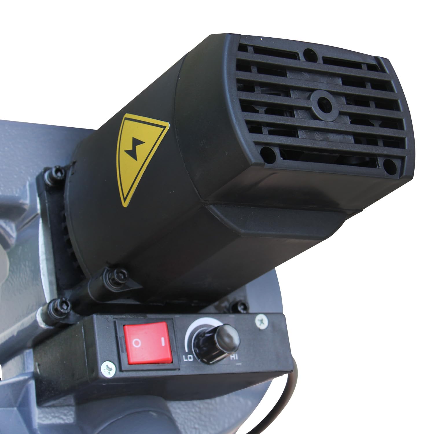 BOKA Metallbandsäge Vario-Speed 40–88 m/min, Gehrungsschnitt 0–45°, Rohrschnitt bis Ø85 mm, 230V/1000W, BS-85 transportable Säge mit hoher Schnittpräzision, Inklusive Sägeband