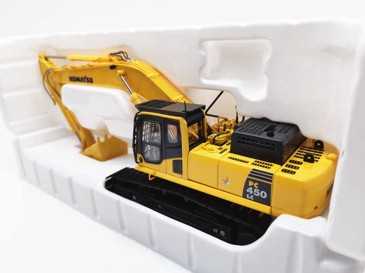 KOMATSU PC450LC ダイキャストモデル 1/50 スケール Amazon | 1/50 コマツ PC450LC EXCAVATOR | ミニカー・ダイキャスト