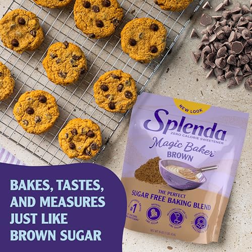 Image of SPLENDA Magic Baker Brown Granulated Baking Blend, 1lb (16 oz) | Zero Calorie, Plant Based, With Stevia, Erythritol and Allulose, Zero Sugar, Keto Friendly