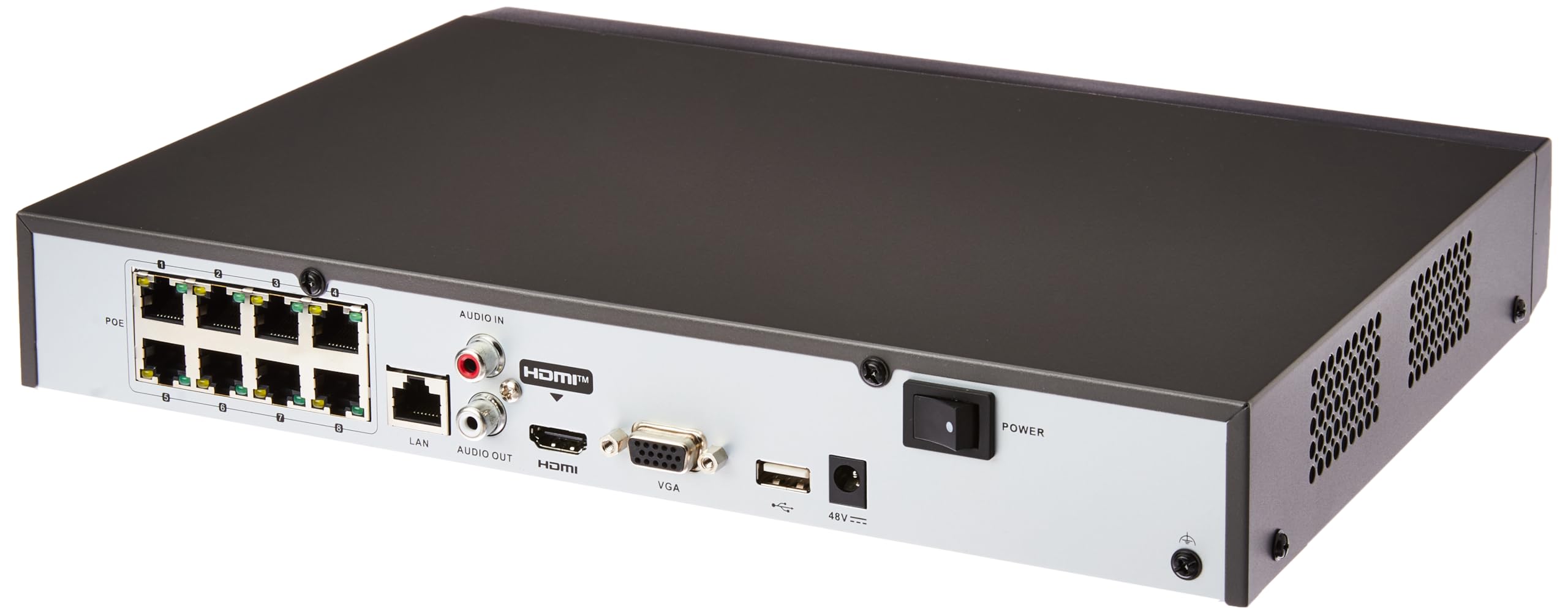 Nvr Gravador Hikvision 4k 8mp 8 Canais - Ds-7608ni-q1/8p : Amazon