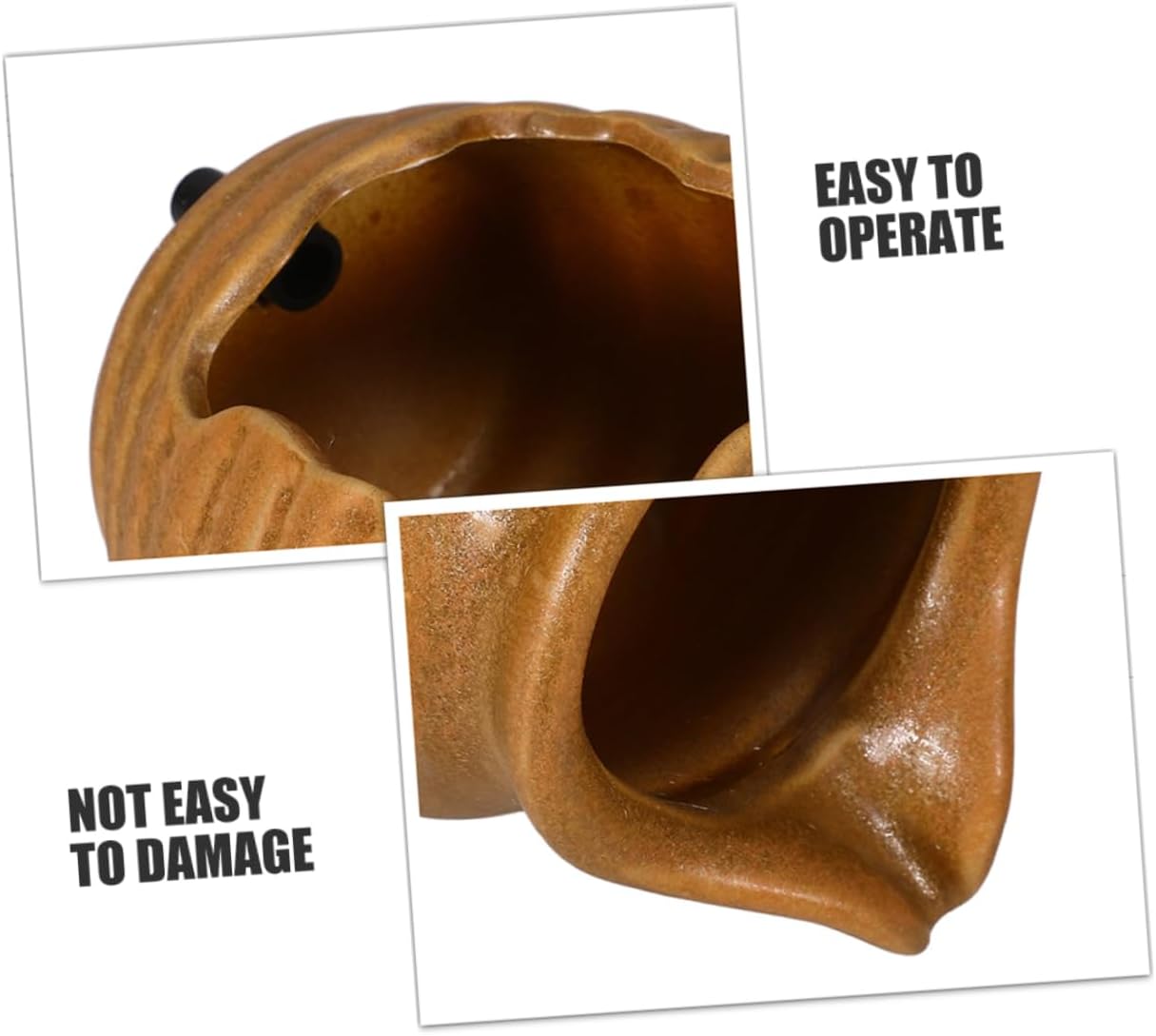 Ceramic Fountain Pot for Outdoor Decor Traditional Waterfall Jar with Artistic Design for Garden Landscaping Enhances Aesthetic Appeal and Creates Lively Atmosphere