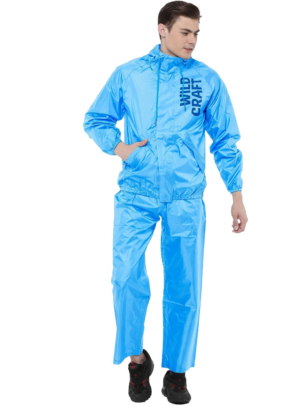 wildcraft Solid Waterproof Rainsuit for Men & Women| Lightweight Hooded Rain Wear| Ideal for College| Office| Work| Travel-picture-19