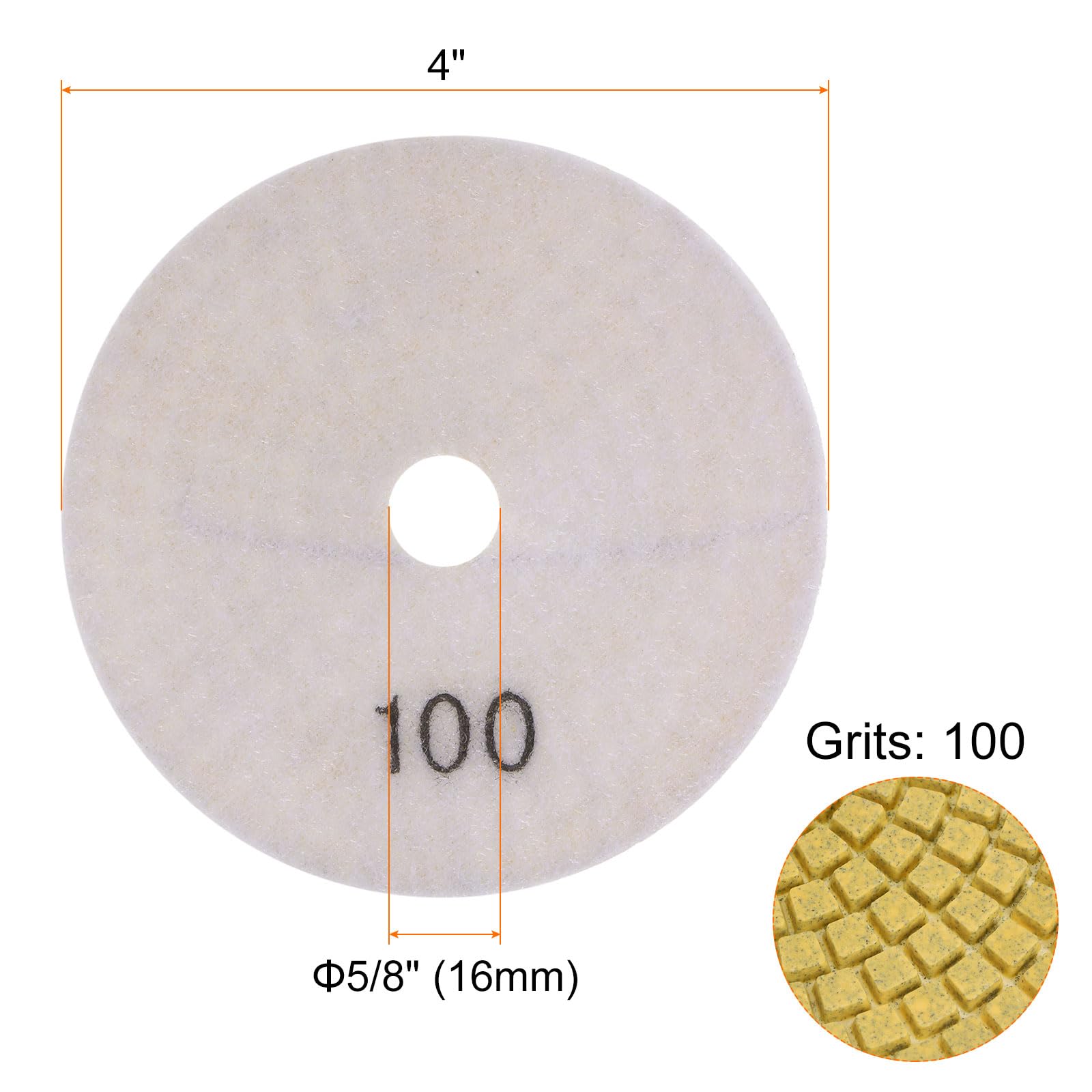 HARFINGTON 5pcs Diamond Polishing Pads 4