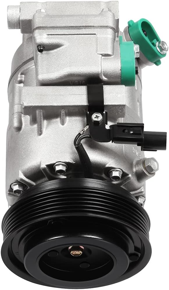 cciyu Air Conditioning Compressor for Hyundai Sonata 2.4L 3.3L for Kia Magentis 2.7L 2006-2008 Replaces AC Compressor for Car VS18