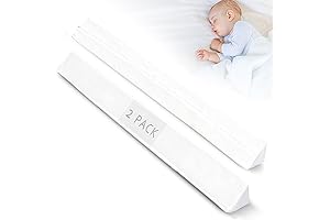 Baby Braided Crib Bumper - 56" Foam Crib Rail for Toddlers, Water-Resistant...