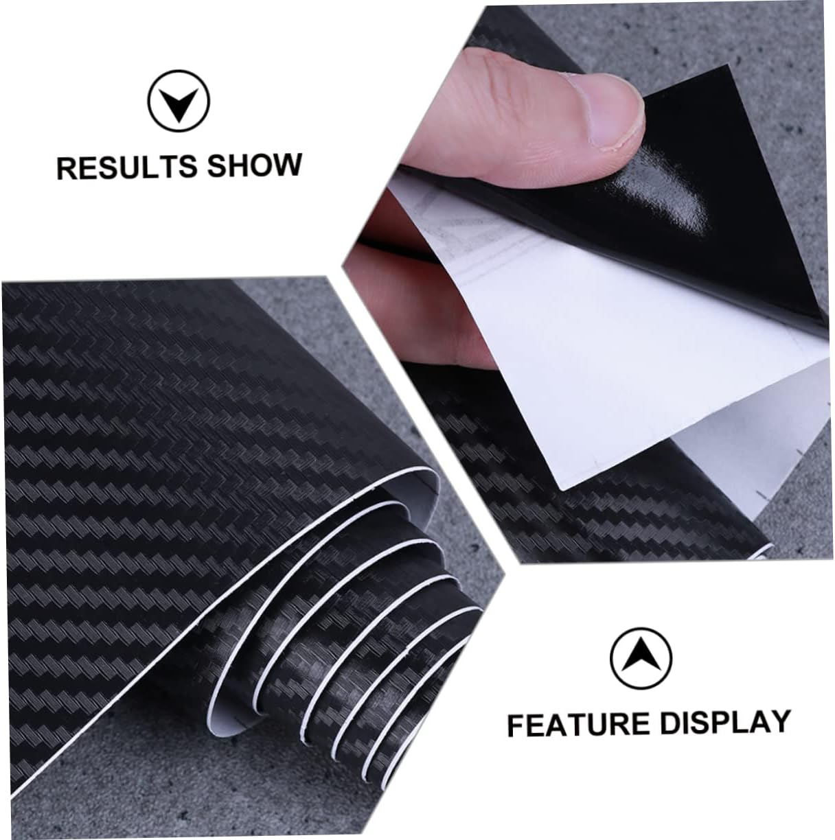 Paint Protection Film for Cars Carbon Fiber Sticker Car Interior Decor Film Vinyl Wrap Tint Black