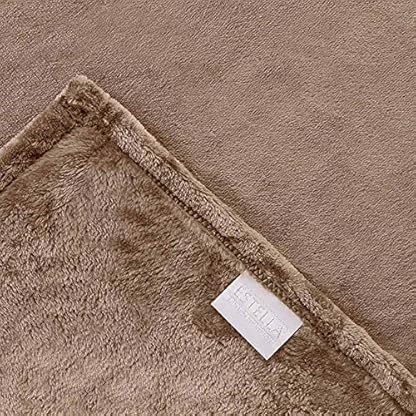 ESTELLA Kuscheldecke Polarflausch | Kokos | Flauschige Microfaser-Flanelldecke ideal für die Couch | 150x200 cm | direkt… – Bild 3