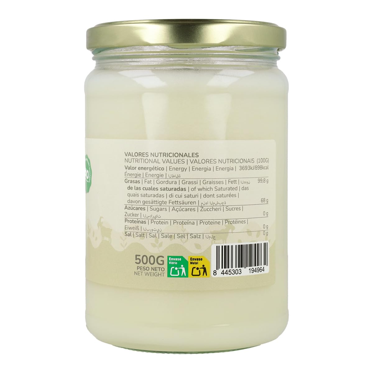 Planeta Huerto Ghee mantequilla clarificada de cabra ECO 500 g