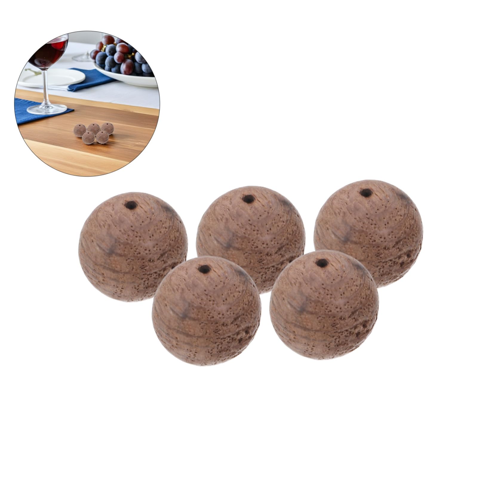 Toyvian Perle di Legno di Quercia Tostate Pesanti 1 Sacchetto per Aromatizzare e Migliorare Whisky e Vini in Infusione per Produzione Domestica di Distillati