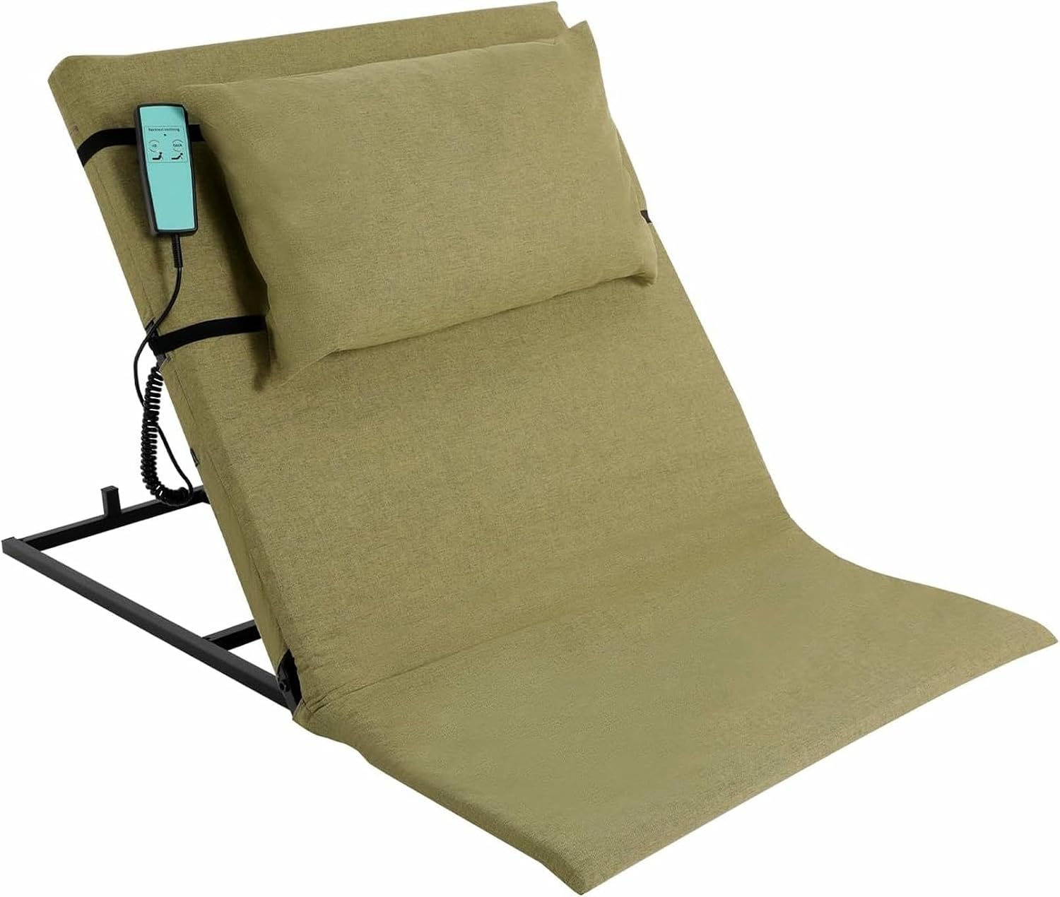 Electric Lifting Backrest for Bed, 2-80° Adjustable Power Lifting Backrest, 661.39 lbs Capacity Remote Control Lift Back Rest for Seniors Pregnant