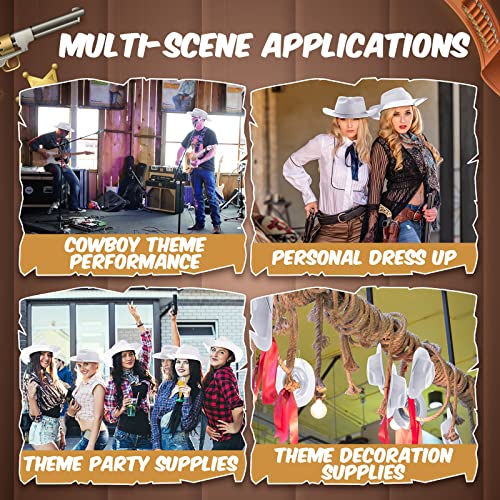 Image of Mepase Cowboy Hats Bulk Felt Western Party Hat Men Women