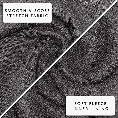 Andrew Scott Kids Boys Girls Toddler Fleece Brush Lined Stretch Leggings | Snug Fitting Long Pants -Multi Packs3