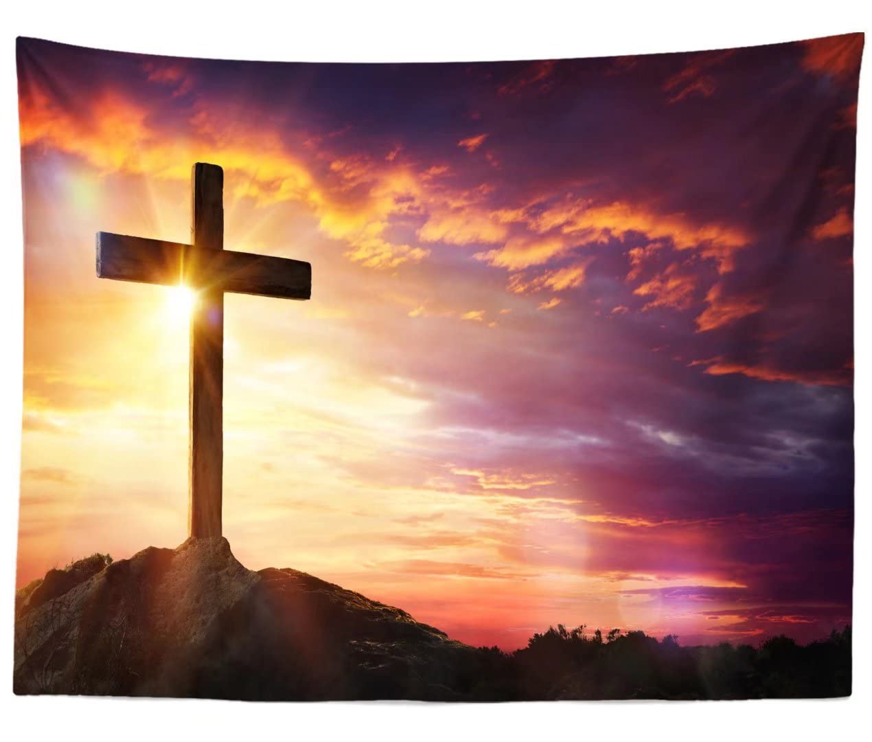 Easter Backdrop Christian Laeacco Jesus Christ Cross Photography Backdrop -  7x5ft Sunrise Tomb Scene Elegant Drinkware, image size:1270x1080