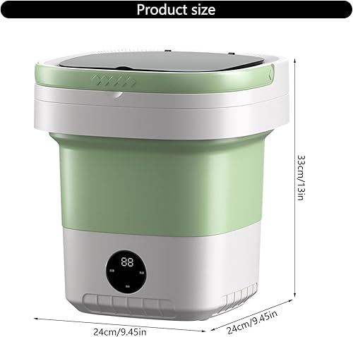 Miniatura 5 de Lavadora Plegable Automática Para Lavandería Eficiente En Espacios Pequeños 12L Ropa Interior Portátil Calcetines Lavadora De Ropa Lavadora De