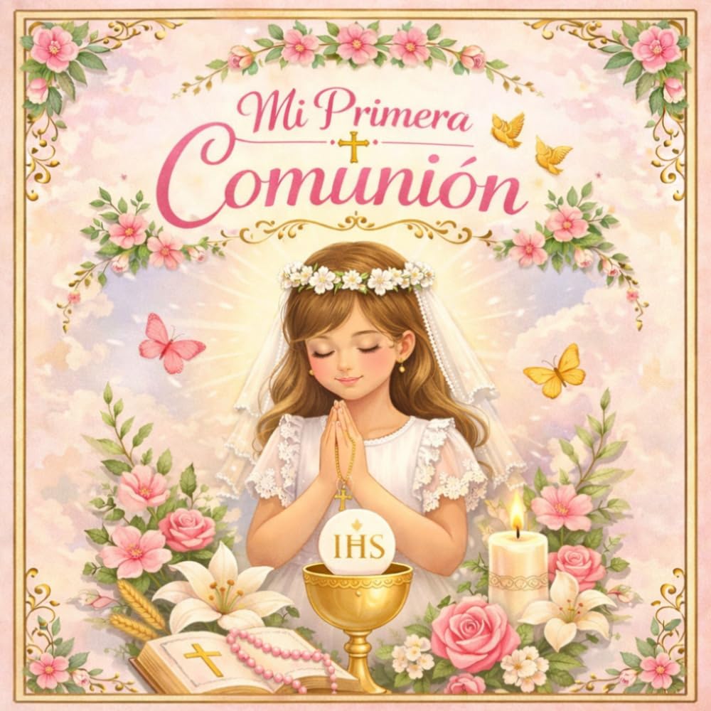 Mi Álbum de la Primera Comunión: Abúm para niñas