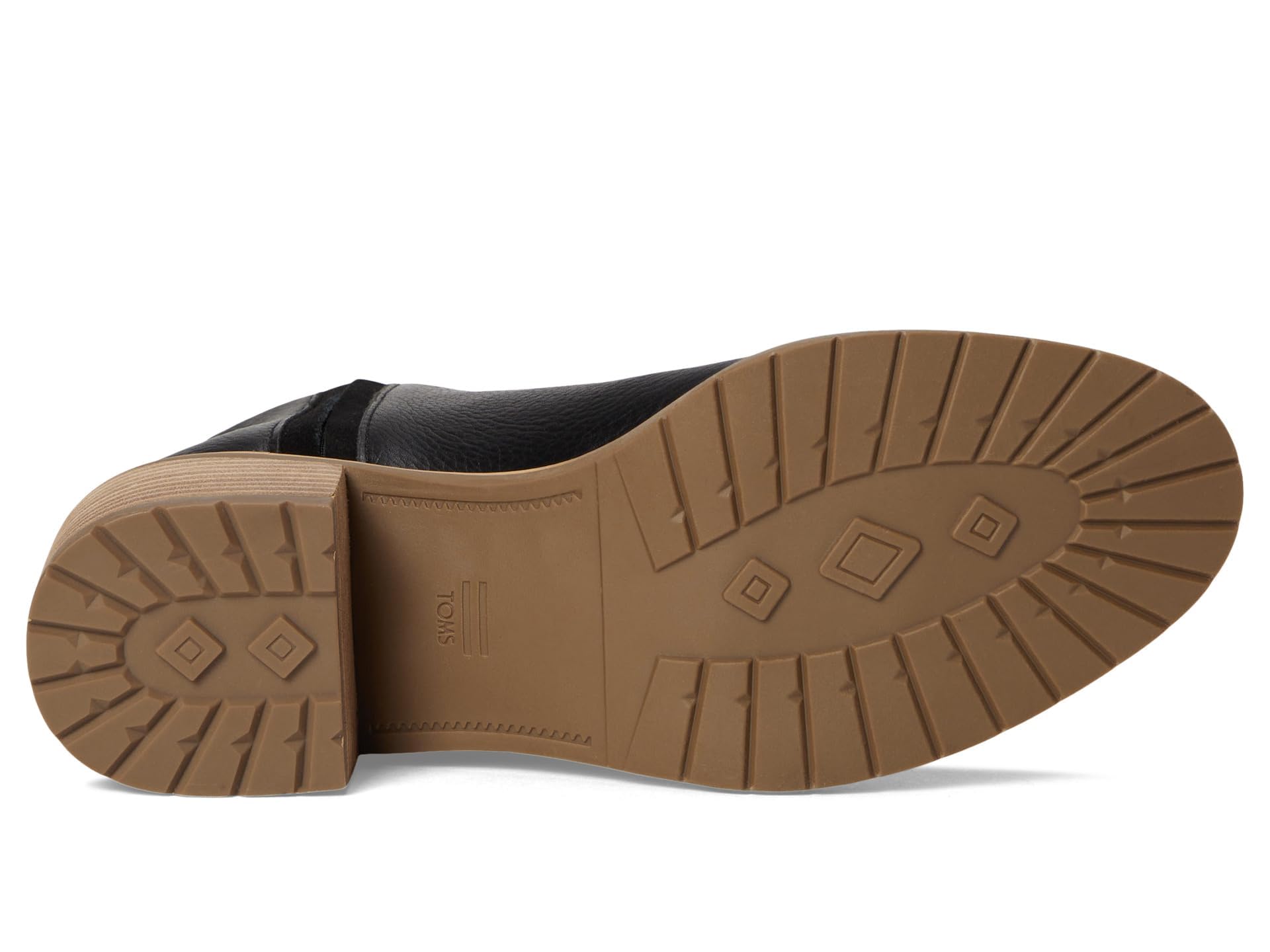 TOMS Hailey Buty Z Czarnego Skórzane Z Obcasem Dla Kobiet - EUR 38.5