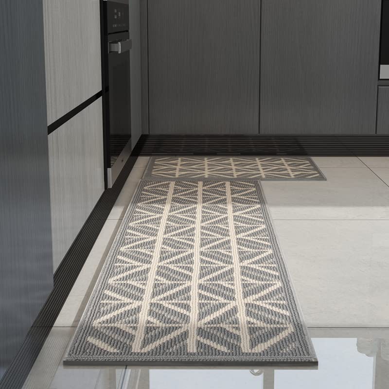 Alfombra de cocina lavable a máquina y de tira larga para hogar funcional