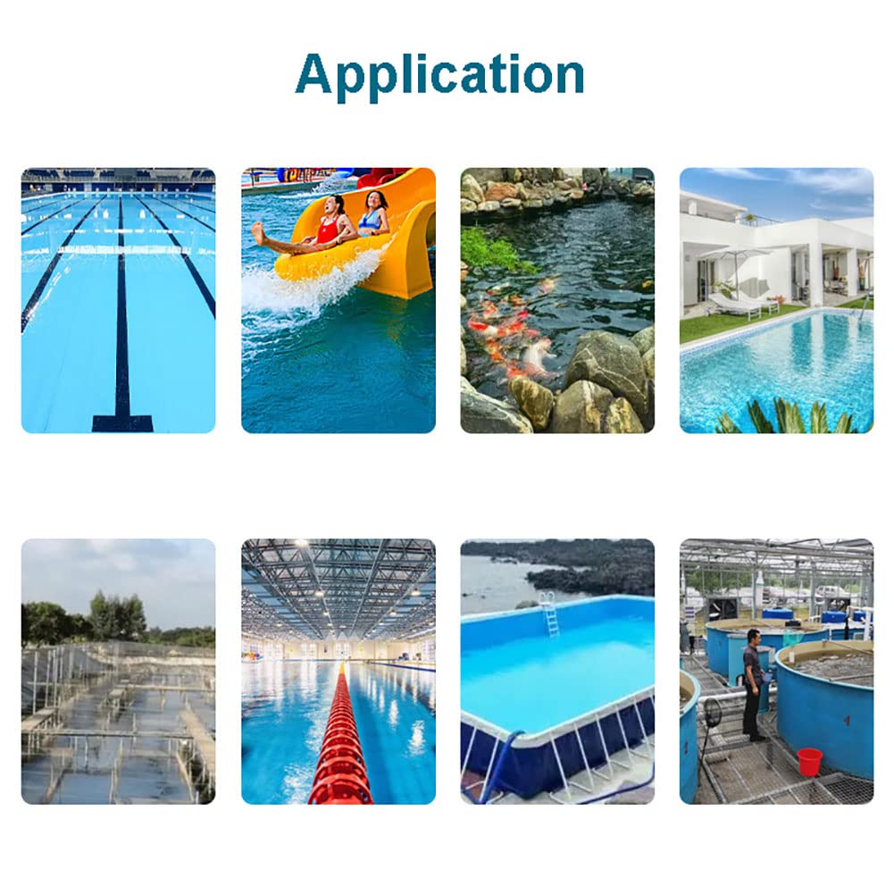 Pulitore automatico per piscine senza fili Pulitore per piscine, Pianificazione intelligente del percorso Vuoto automatico per piscina Arrampicata su parete Forte aspirazione Carica rapida Ideale pe