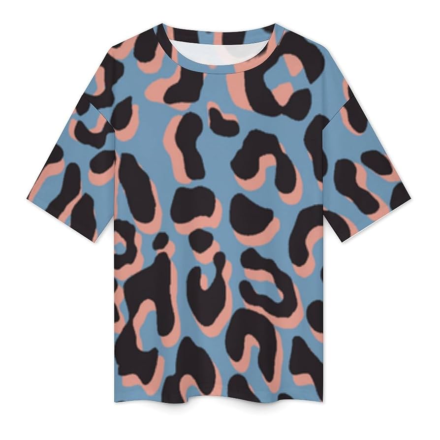 【大幅値下げ中】martinique ヒョウ柄 半袖トップス 2232801-1re.jpg