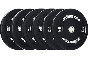 Bumper Weight Lifting Plate Sets for Home Gym