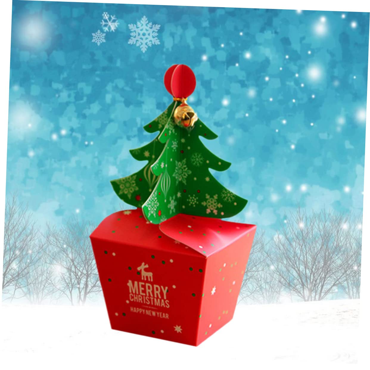 minkissy 30stücke Weihnachtsgeschenkschachteln Für Süßigkeiten Im Kleinen Format Attraktive Verpackung Mit Weihnachtsbaum- Für Festliche Anlässe Aufbewahrung Von Leckereien
