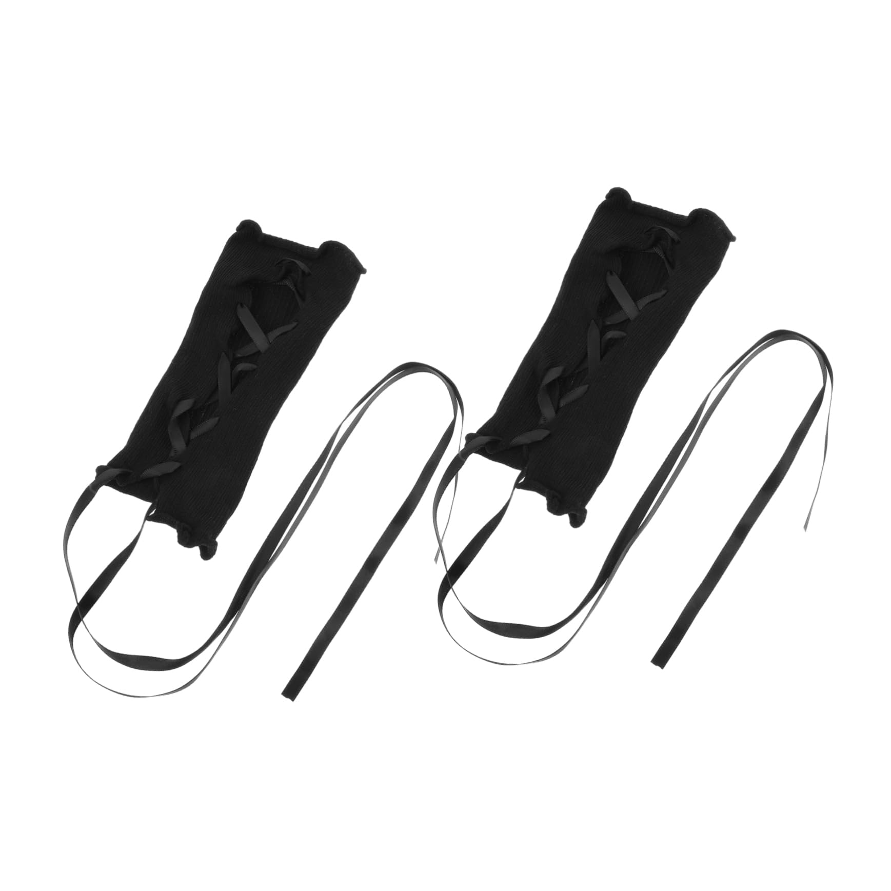 FOMIYES Chic Gothic Bridal Sleeves Women's Polyester Wrist Ruffles Cuffs Diy Fashion Accessory for Parties and Cosplay