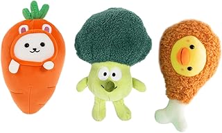 TOYANDONA Brinquedos De Boneca De Comida 3 Pçs Para Bebês Boneca De Bebê Comida De Pelúcia Boneca De Vegetais Brinquedo De Cenoura Máquina De Tecido Máquina De Brinquedo De Comida