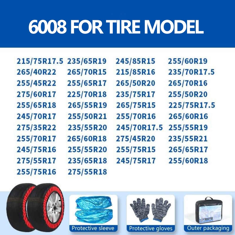 Catene da Neve in Tessuto per Auto per Polestar 4 (P419 2024-2025 2026), Calze Antiscivolo per Pneumatici, Aiuto alla Trazione per Guida Invernale Sicura su Neve e Ghiaccio,4PCS