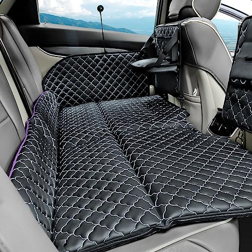 Non-Inflatable Car Bed Mattress, Double-Sided Design, Portable Back Seat, Car Bed Travel Camping Car Mattress, Bed Backseat Extender for Car, SUV