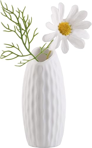 Jarrón blanco con forma de corazón, decoración del hogar, florero de cerámica, florero seco, jarrón pequeño, accesorio para fotos de arreglos