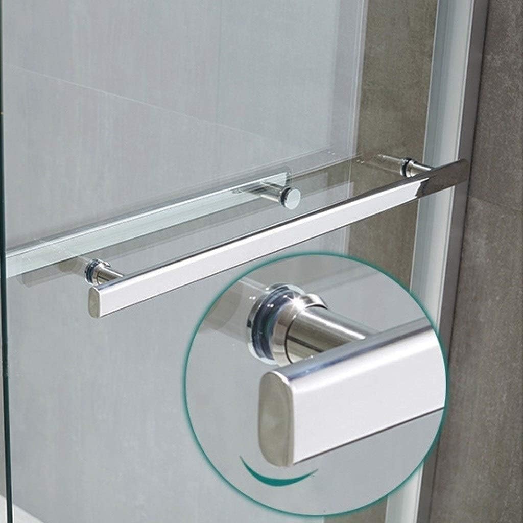 T Bar Single Shower Glass Door Handle Pull Replacement Set with Washers,Bathroom Door Knobs for Doors Interior/Exterior,Shower Screen,Laundry Room