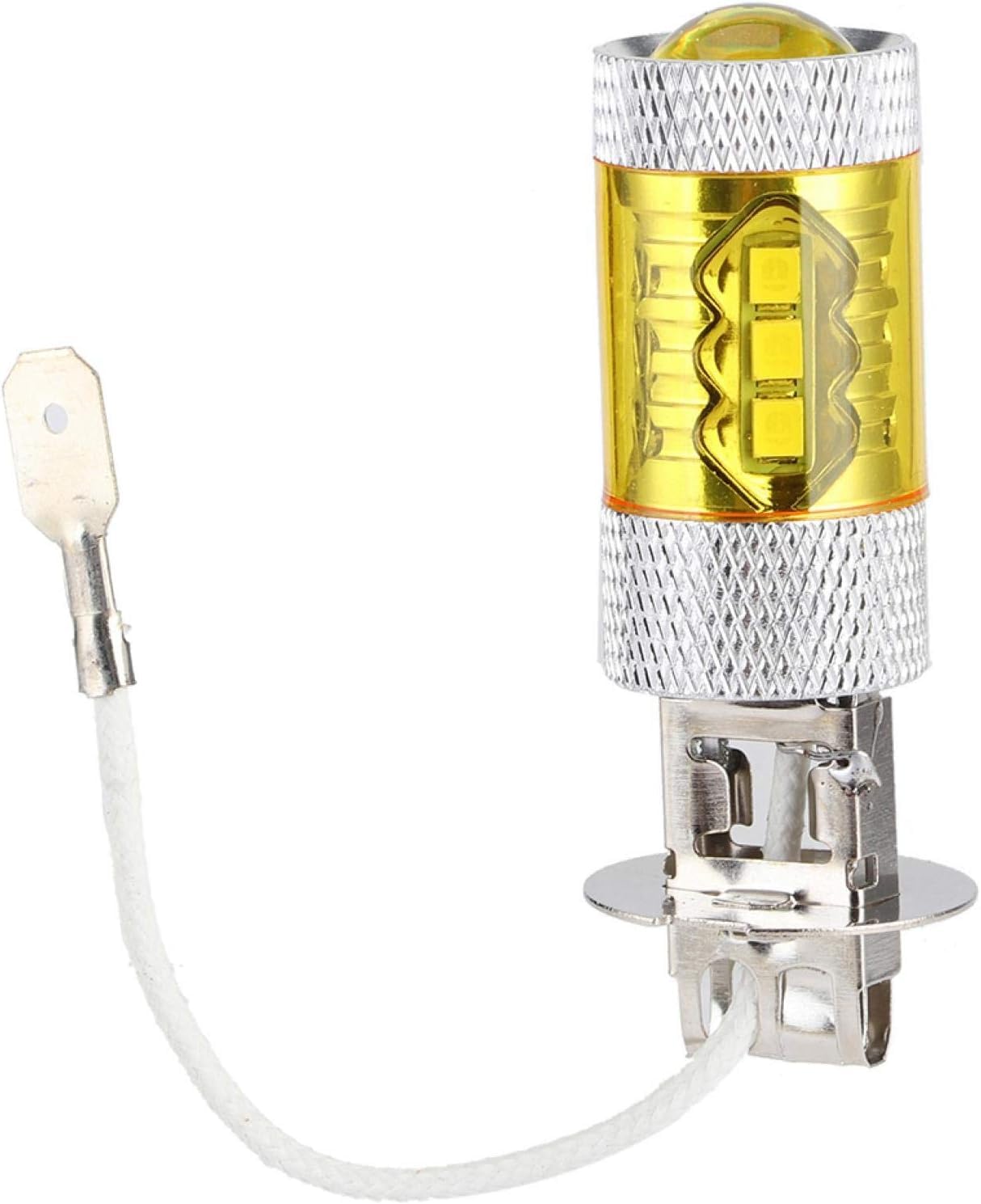 2PCS LED Yellow Fog Light Lamp Bulbs H3 12-24V 80W 16SMD Extremely Bright Bulbs Car Fog Light Lamp Bulbs Nice processing