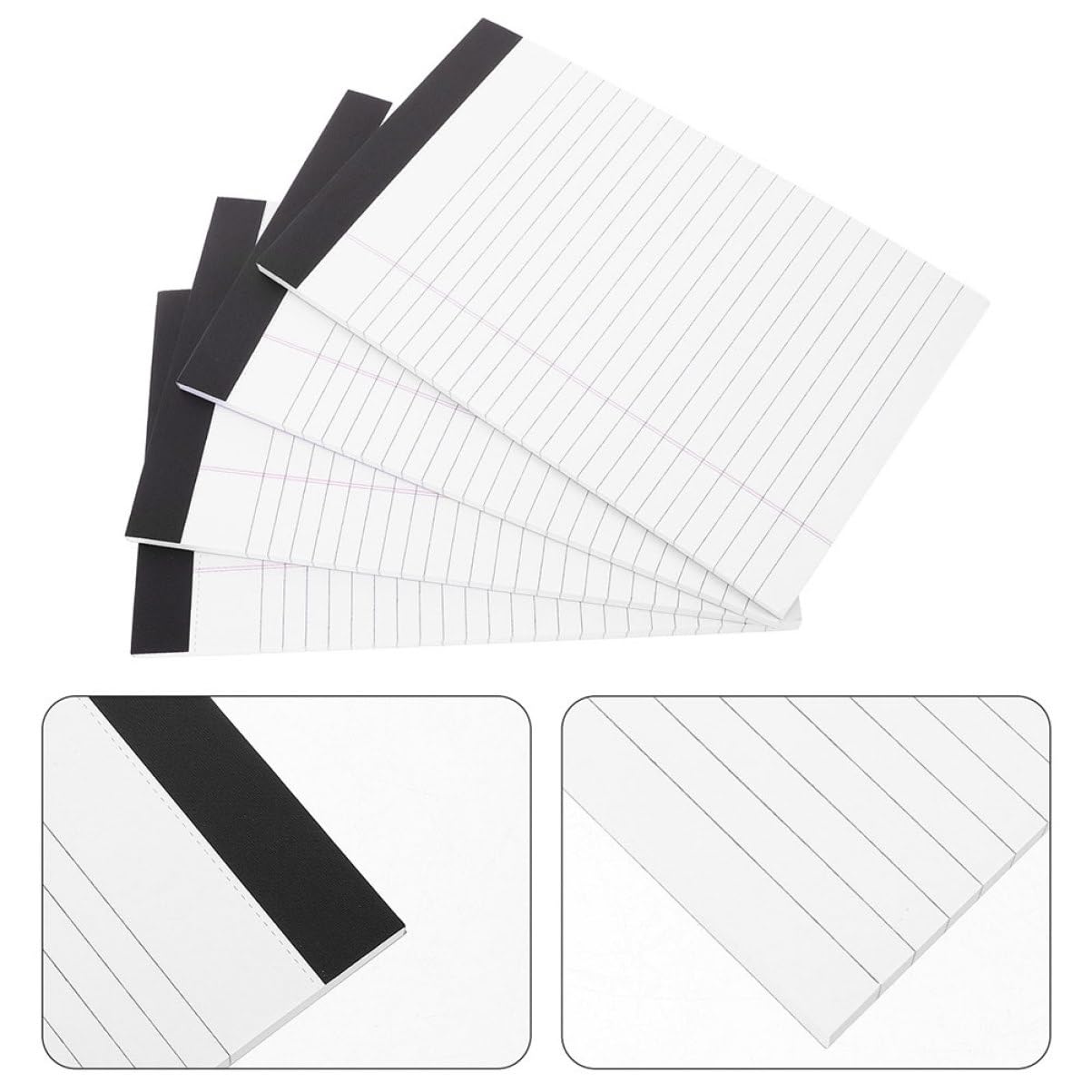 Blocchi Note Legali A5 Carta Stampata a Righe, Quaderni per Appunti da Ufficio e Scuola, Blocchi Tearable Multifunzione 8 Libri da 50 Fogli per Back To School Party