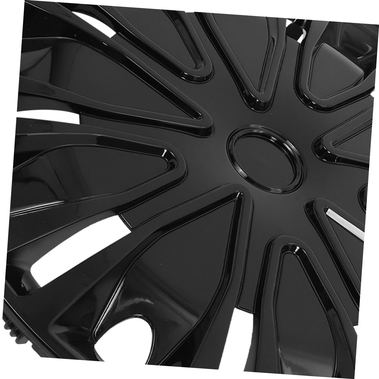 Cache-moyeux Automobiles 15 Pouces en PP Noir, Protection et Pose Facile