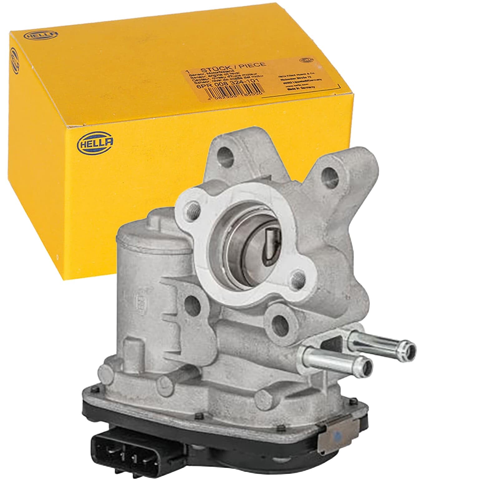 HELLA 6NU 014 864-661 Valvola ricircolo gas scarico-EGR, elettrico, con guarnizioni | Compatibile con: NISSAN CABSTAR, NAVARA, NAVARA NP300, NAVARA NP300 Pritsche/Fahrgestell, NP300 PICKUP, PATHFINDER III