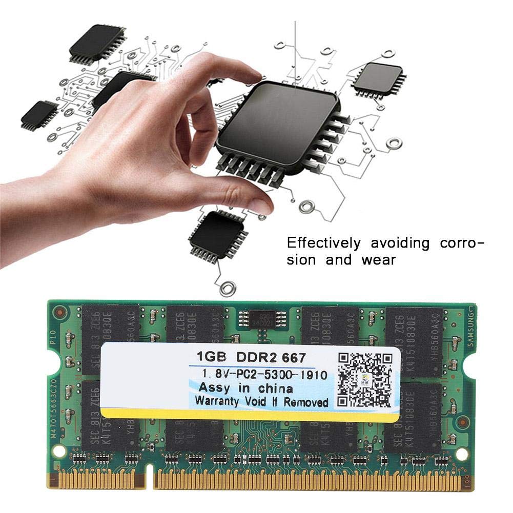 Barrette RAM DDR2 1GB PC2-5300 667MHz Pour PC Portable - SO-DIMM 200 Broches - Neuf Sous Blister