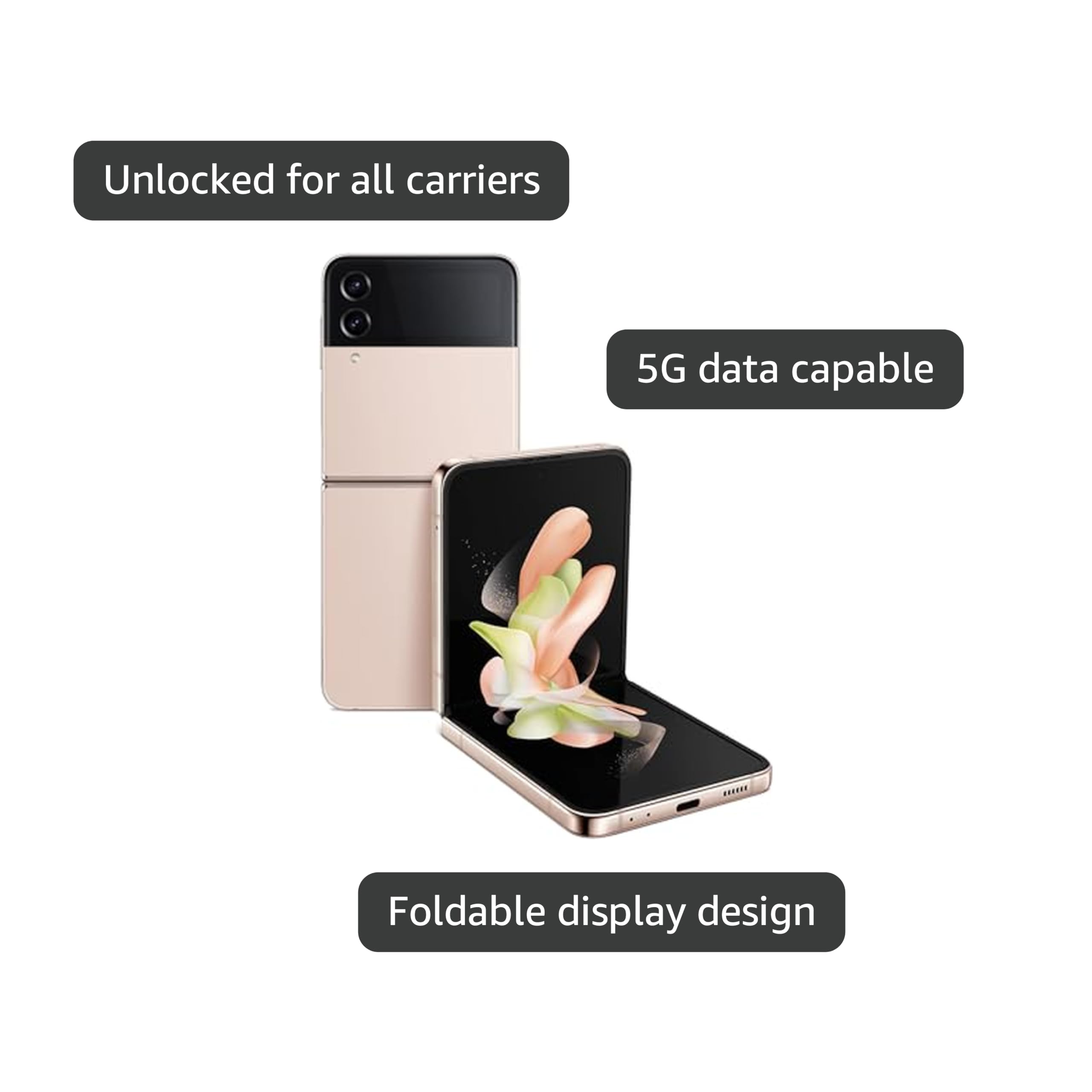 Amazon.com: Samsung Galaxy Z Flip 4 5G, US Version, 128GB, Pink Amazon.com: Samsung Galaxy Z Flip 4 5G, US Version, 128GB, Pink