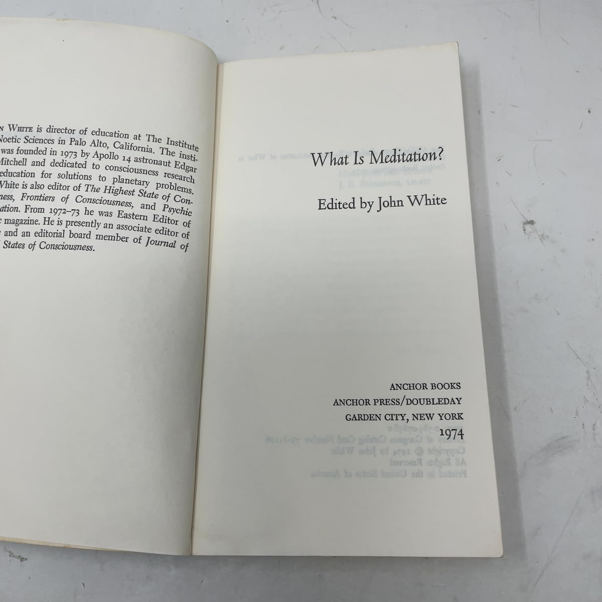 What Is Meditation? White, John Warren - PT02