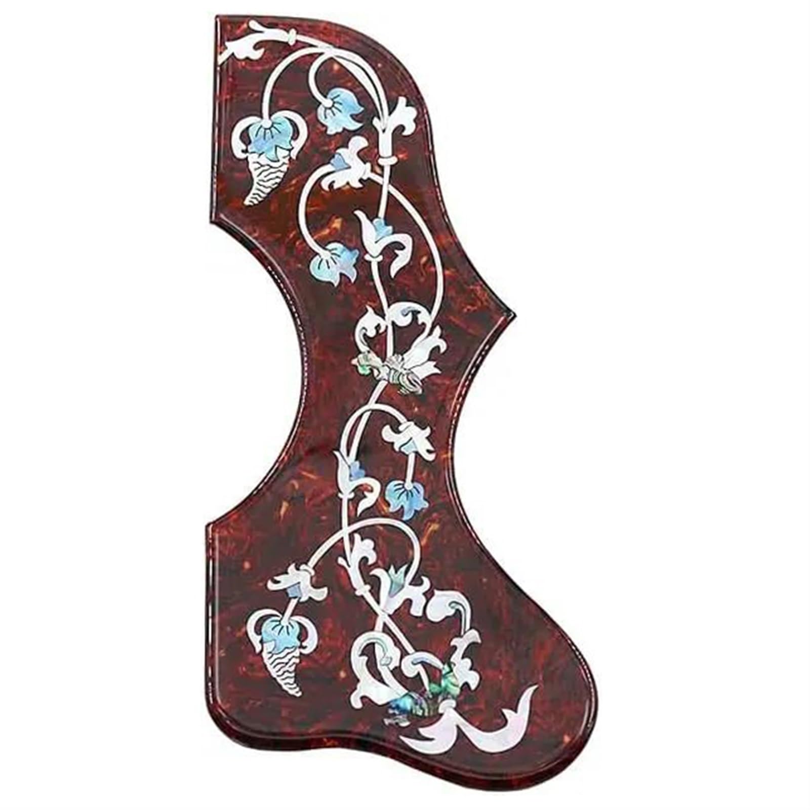 Golpeador De Guitarra Acustica Golpeador De Guitarra De Goma De 2 Mm De Espesor Protector De Púas Autoadhesivo Placa De Rayado Piezas De Repuesto Para Guitarra Acústica(A2)