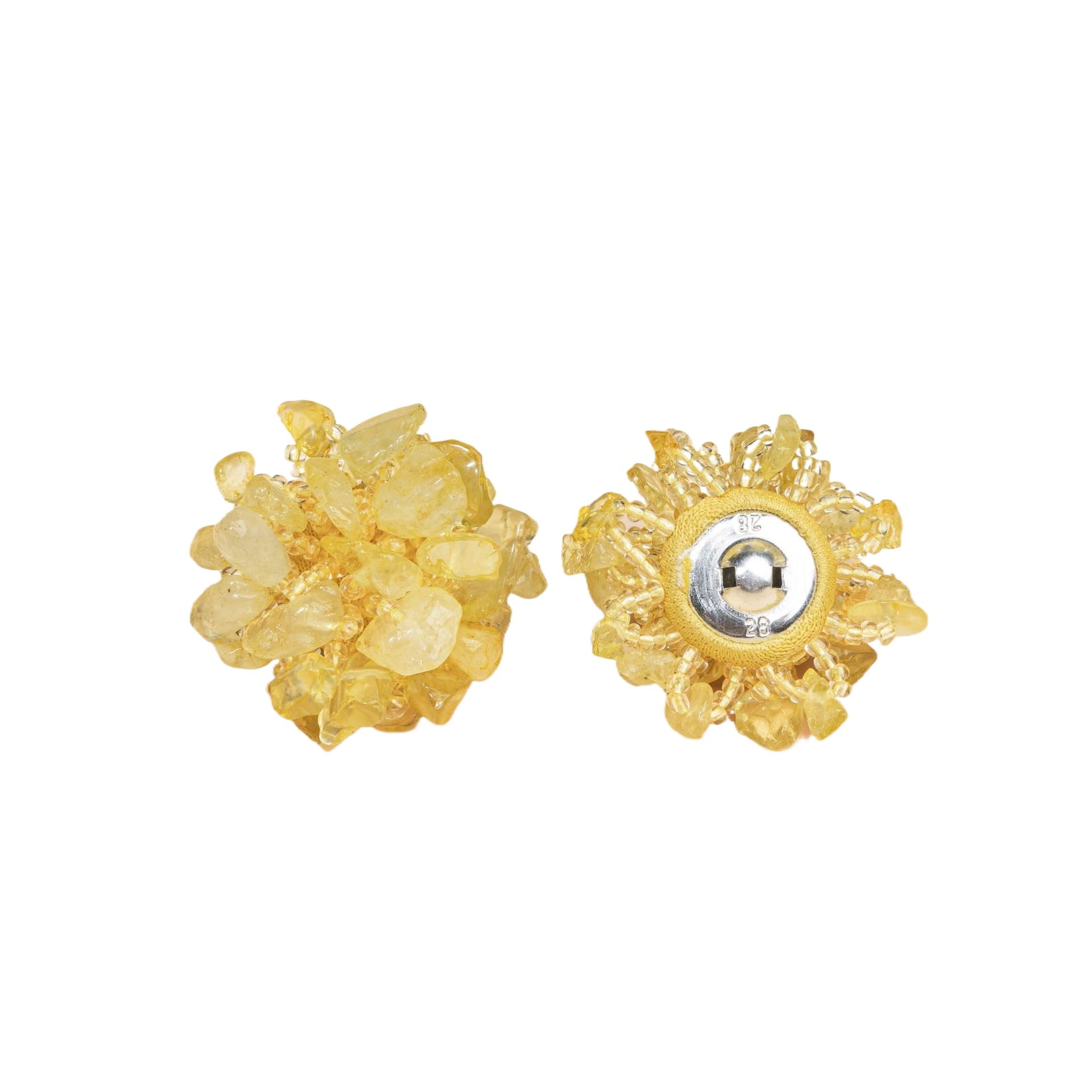 ROMDANTY Natural Stone Buttons, Handmade Irregular Design Embellished Buttons for Coats, Dresses, Suits, Sweaters – Unique Decorative Fasteners