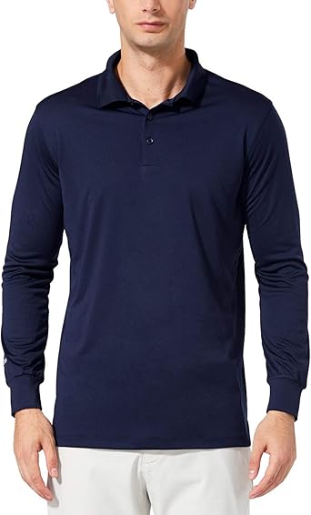 Men's long sleeve sun protection golf shirts Clearance